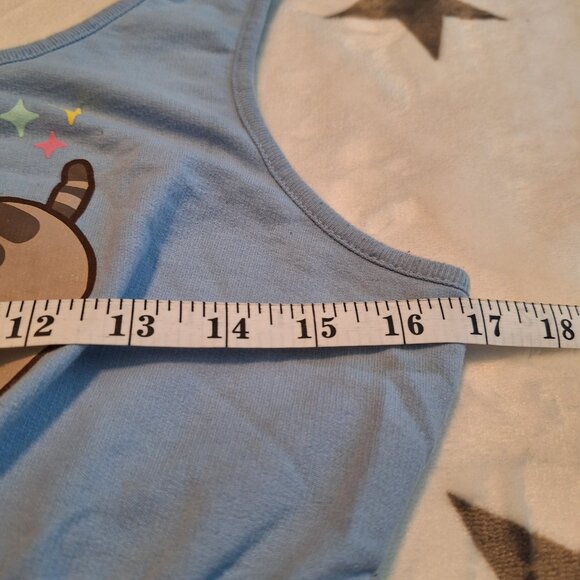 Hello Kitty x Pusheen Women's Sleeveless Wide Strap Cropped Tank Top Size M - Picture 4 of 8